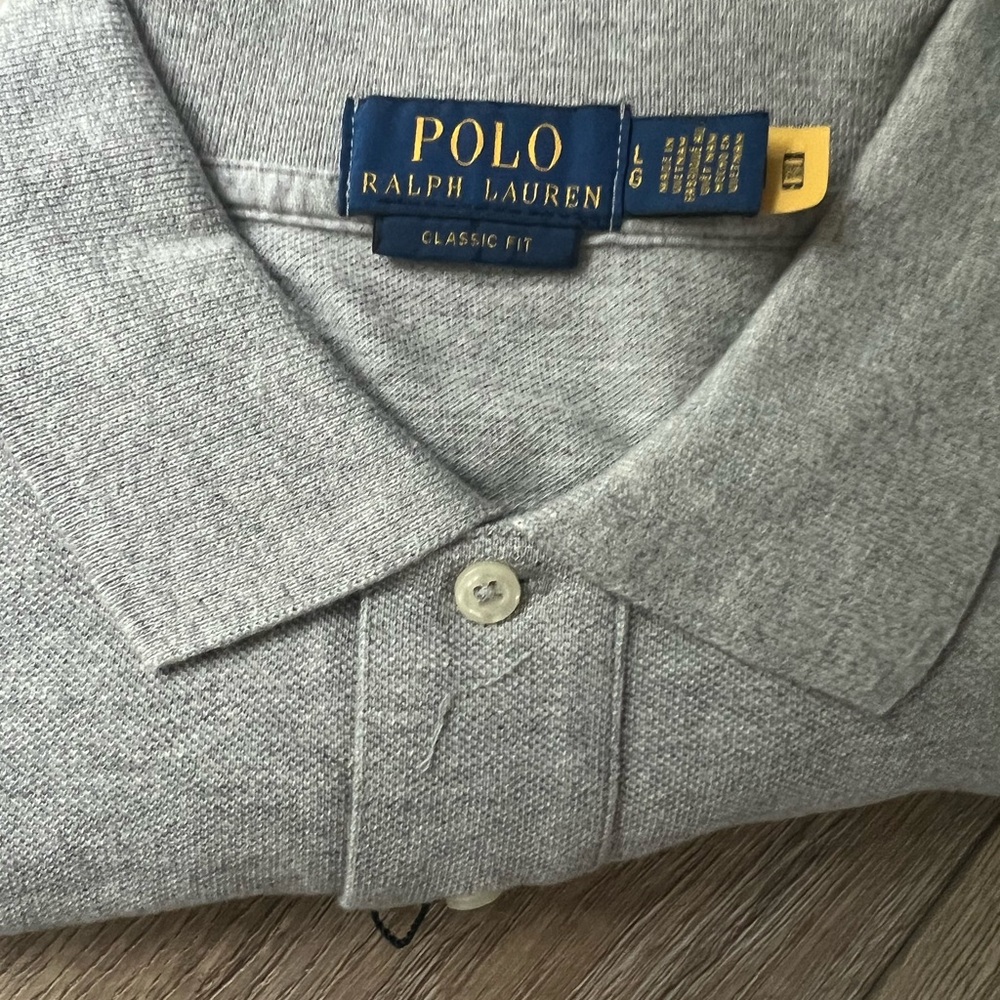 Polo by Ralph Lauren Gray Classic Polo Shirt